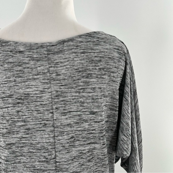 APT.9 womens top size XS heathered gray 3/4 sleeve cowl neck - Picture 7 of 12